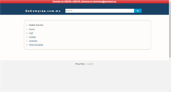 Desktop Screenshot of decompras.com.mx